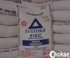 Tepung Segitiga Biru Sak 25/Kg Murah